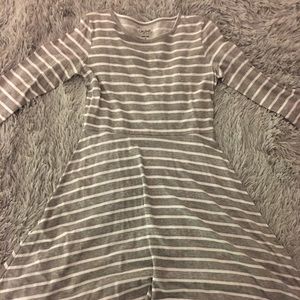 Size Girls 16 grey Striped Dress